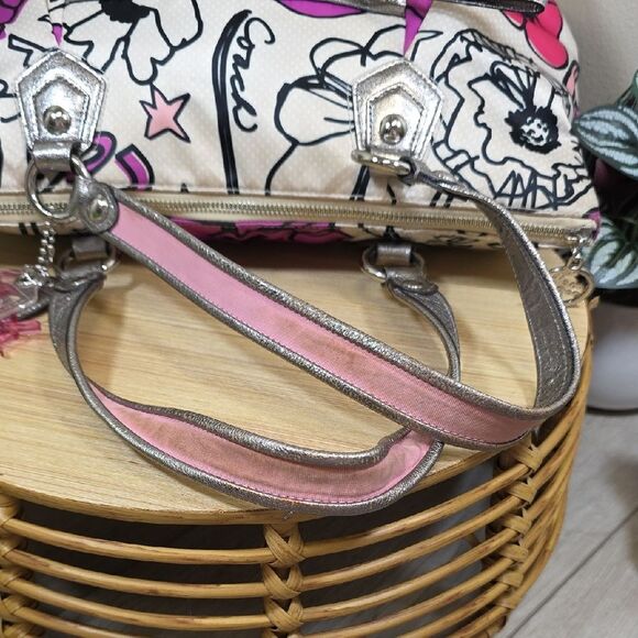 Coach Poppy Floral Graffiti Tote with Matching Wallet - Picture 10 of 16